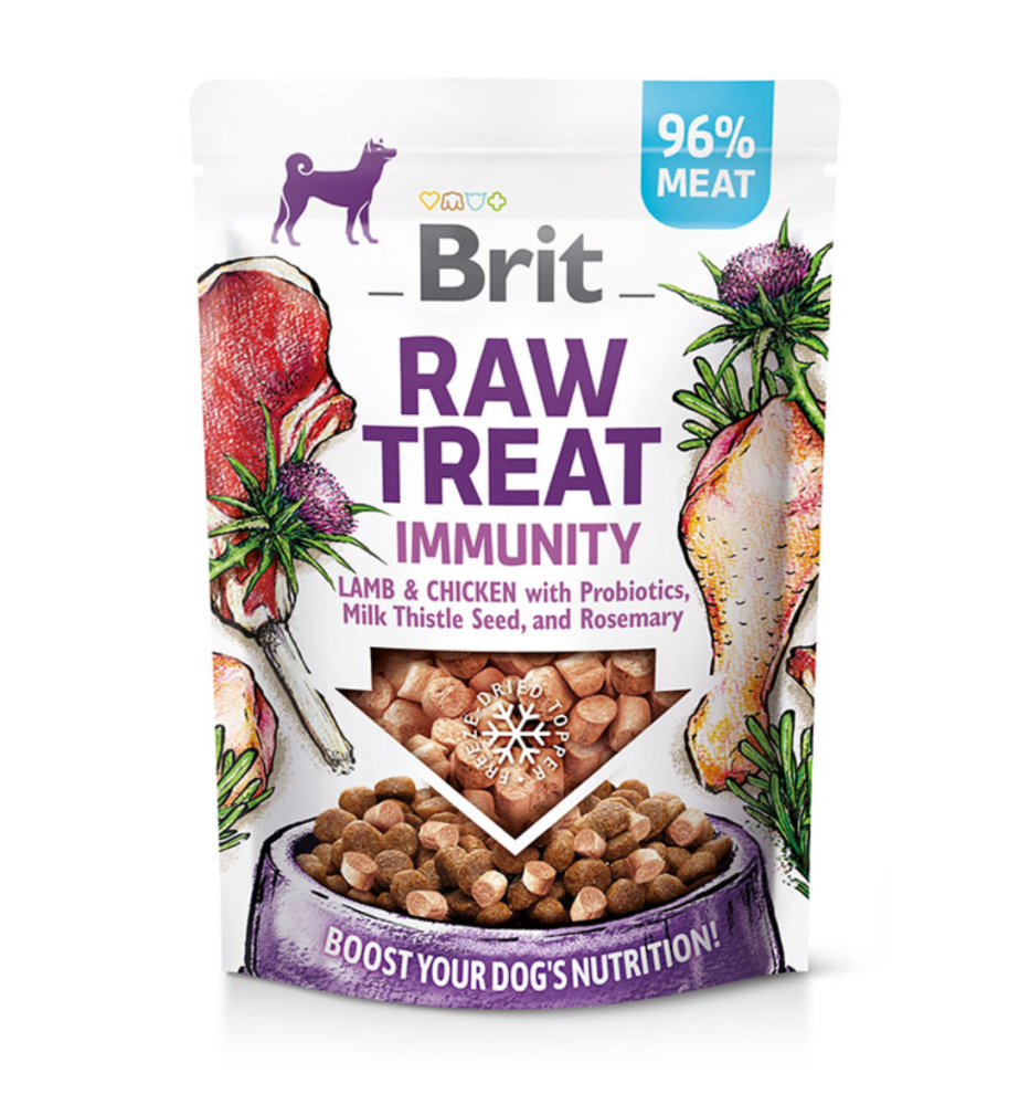 Brit Raw Treat Immunity Lamb & Chicken with Probiotics - 40 gram