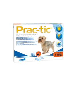 Prac-Tic Spot-on 0.45 XS (zeer kleine honden) 2 t/m 4.5 kg - 3 pip
