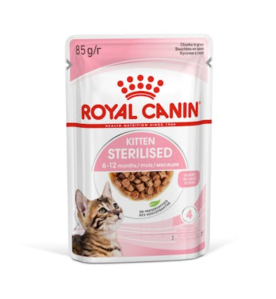 Royal Canin Kitten Sterilised Portie Morsels in Gravy - 12 x 85 gram