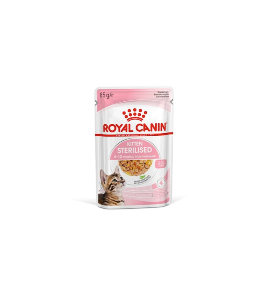 Royal Canin Kitten Sterilised Portie Jelly - 12 x 85 gram